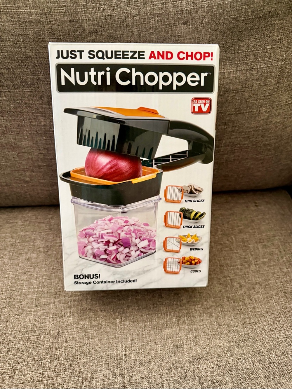Nutri Chopper Handheld Vegetable Chopper - As Seen on TV | Discounted Shipping